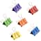JAM Paper Medium 1.25" Colorful Binder Clips, 6 Packs of 15